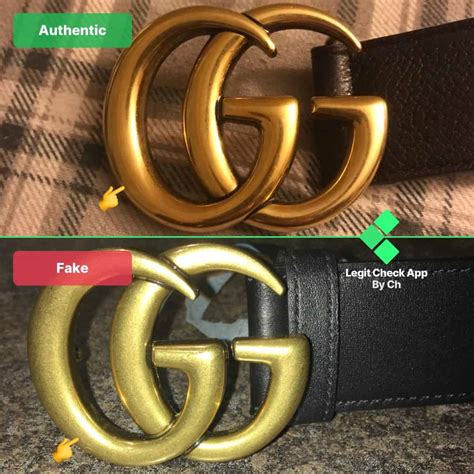 how to see if a gucci belt is real